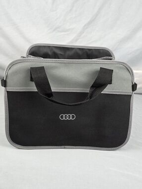 Audi OEM Trunk Cargo Organizer Cooler, Black, Car SUV Accessories